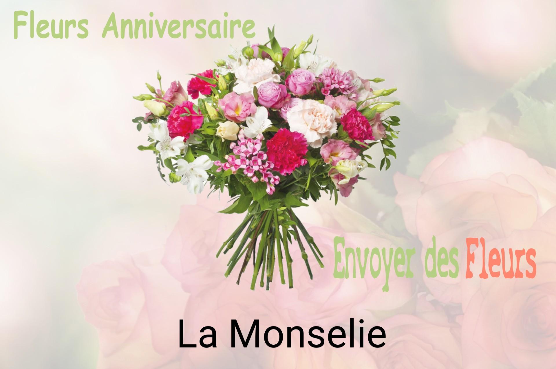 Bouquet de fleurs d’anniversaire livré à La Monselie